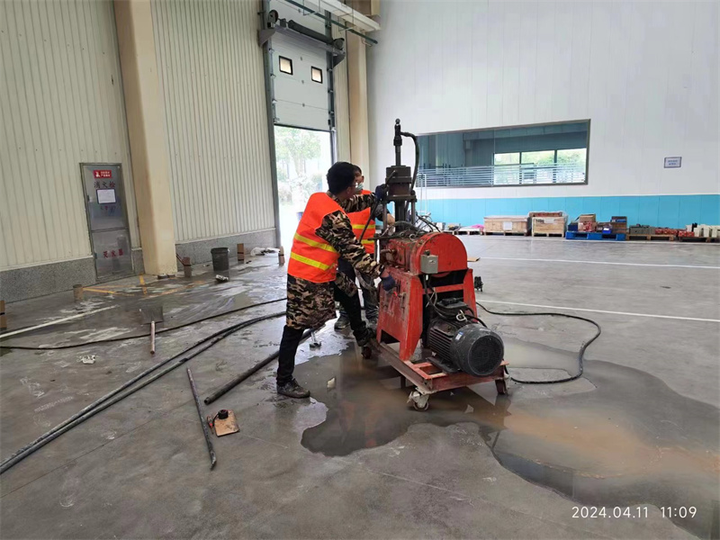遂川厂房地面下沉塌陷注浆加固施工